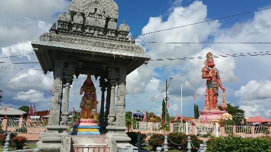 Dattatreya Temple and Hanuman Statue