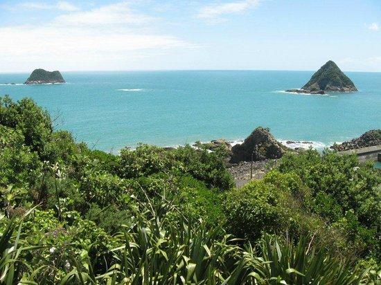 Sugar Loaf Islands and Paritutu Rock