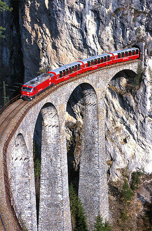 Rhaetian Railway in the Albula
