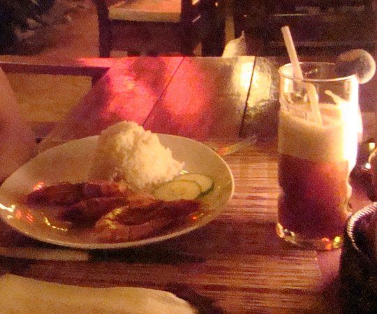 Restaurant at Sunset at Aninuan Beach Resort